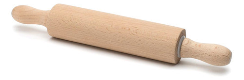 Palo De Amasar De Madera 41 Cm, Rodillo Giratorio - 11890 0