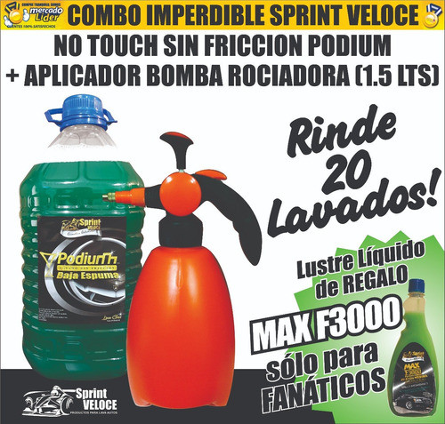 Combo No Touch Sin Friccion Sprint Veloce 1