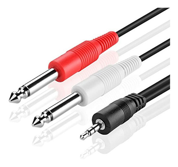 Tnp Premium Trs A Doble 14 Pulgadas Ts  Cable De Audio Macho 0