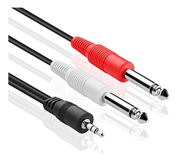 Tnp Premium Trs A Doble 14 Pulgadas Ts  Cable De Audio Macho 1