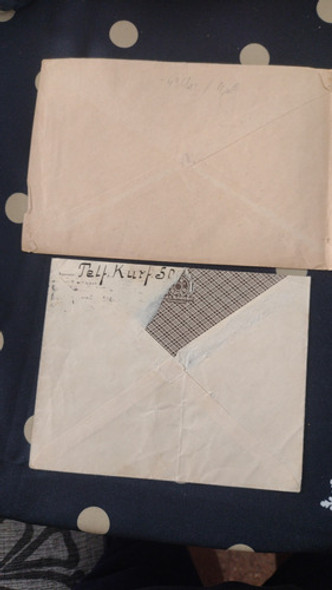 Alemania Reich Lote Dos Sobres 1929 Y 1933 Muy Buenos 1