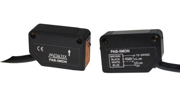 Sensor Fotoelétrico Barreira Npn 5m Pab-5mdn - Metaltex 0