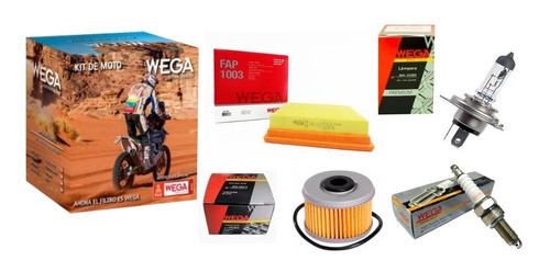 Kit Service Filtro Honda Xr 250 Tornado Wega Siamotos+ 0