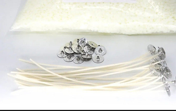 Cera De Soja, Endurecedor, Pabilos, Ojalillos Para Y Esencia 1