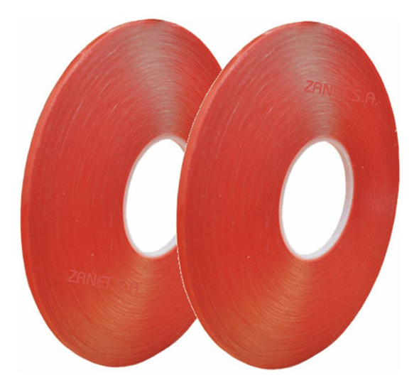 Cinta Bifaz Espumada Transparente 15 Mm X 66 Mts - 1mm 0