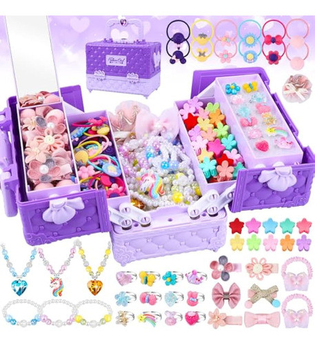 Juguetes De Joyería Para Niñas, 72 Piezas De 0