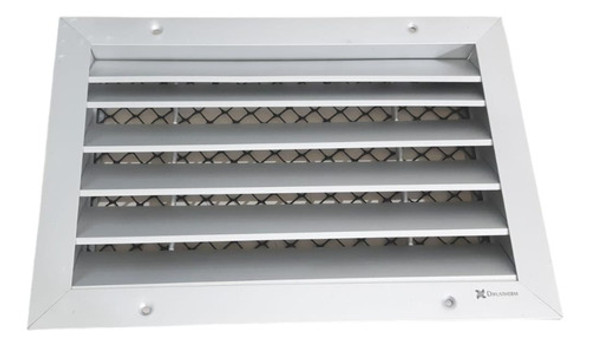 Grade Aluminio Veneziana Retorno De Ar 29,7x19,7 Cm Com Tela 0