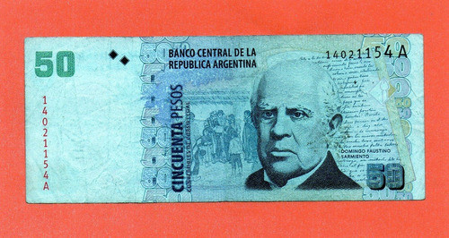 Billete De 50 Pesos Convert., Bottero 3601 Año 1999, Mira!!! 0