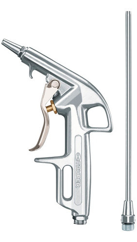 Pistola Para Sopletear 2 Boquillas Truper Aluminio 10647 0