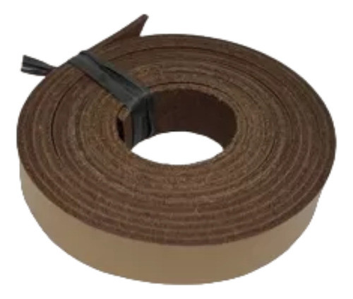 Tira De Couro Beje - 2cm - 2,3 Metros Rolo 0