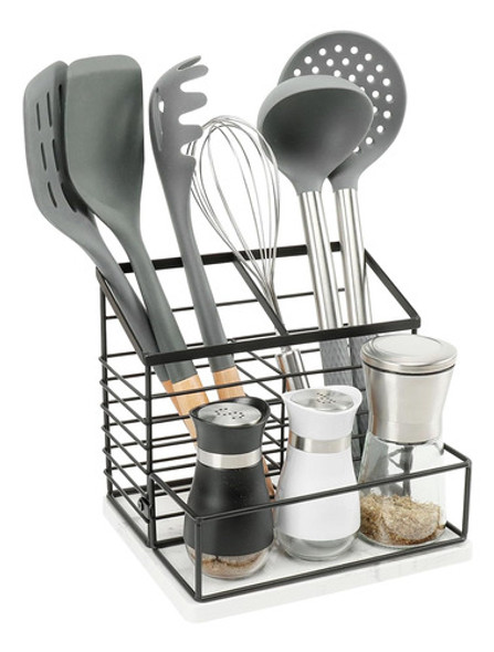 Organizador De Cocina Con Base De Mármol, 3 Tazones, 15x10 C 0 Organizador De Cocina Con Base De Mármol, 3 Tazones, 15x10 C 0