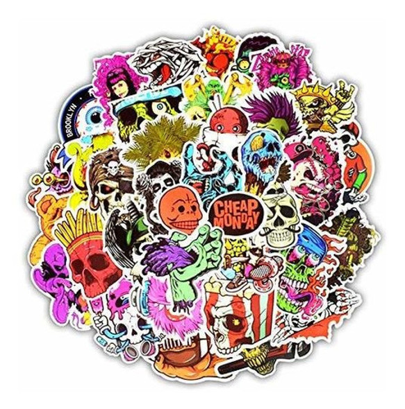 Pegatinas De Terror De Vinilo 50 Piezas De Pegatinas De Mied 1