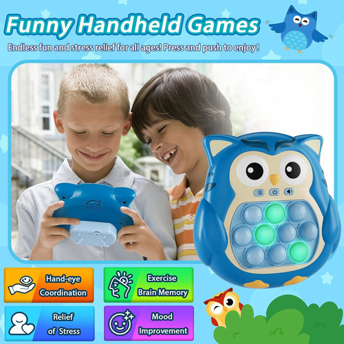 Juguete Fidget Portátil Para Niños De 3-1 Con Luces 1