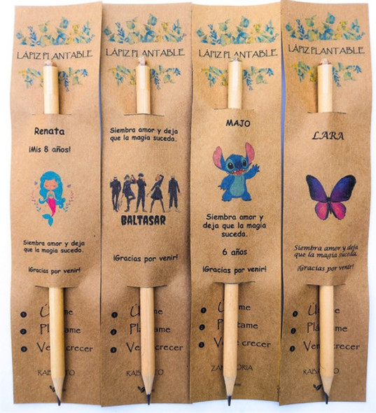 35 Lápiz Plantable Ecológico Personalizado Souvenir 1