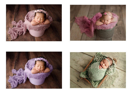(y) Fotografia Adereços Tassel Wrap Posing Props Baby Photos 1