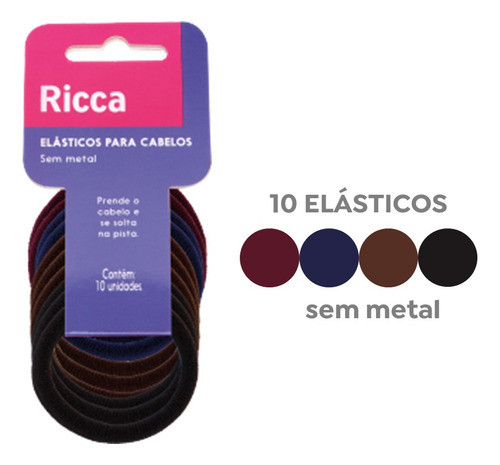Kit 30 Elásticos Cabelo Prendedor Lacinho Sem Metal M Ricca 1