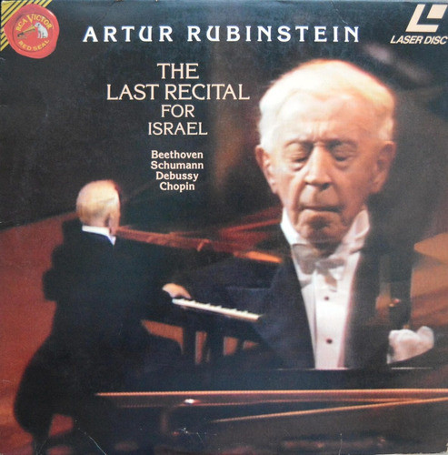 Frt Gratis Artur Rubinstein Last Recital Israel Laserdisc Ld 0