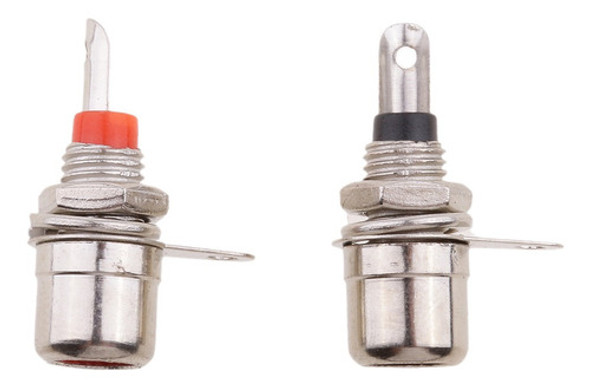 Conectores Fêmeas Do Chassi Rca Phono 20 Peças 1