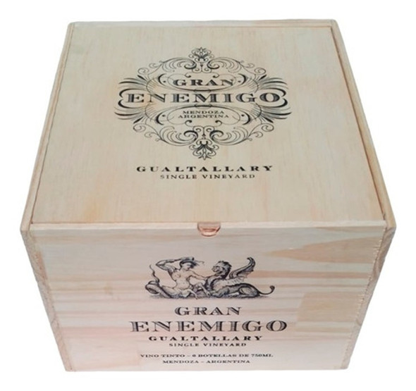 Caja Vino De Madera Grande Multimarca (vacía) 100% Original 0 Caja Vino De Madera Grande Multimarca (vacía) 100% Original 0