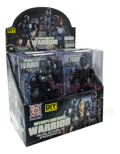 Muñecos Warrior Personajes Super Articulados Cf-2096 1