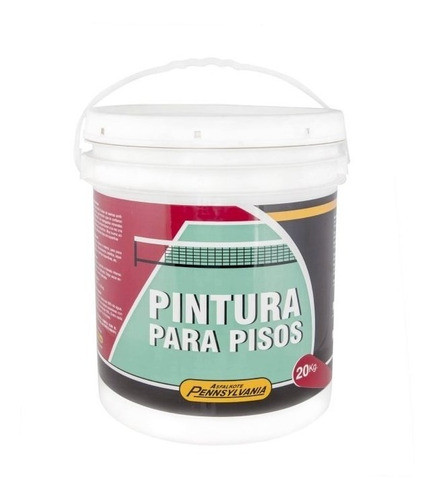 Pintura Para Pisos Pennsylvania  Color Blanco De 20 Litro 0