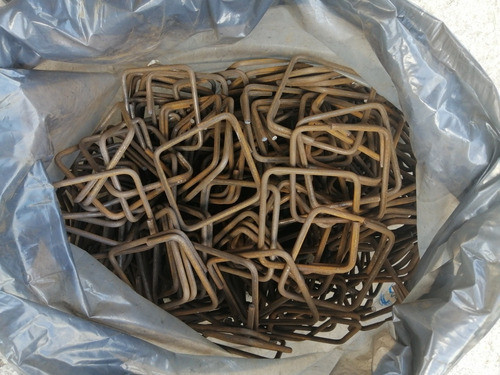 Estribos Para Construcción 10 X 25 Liso 6 Mm X 100 Unidades 1