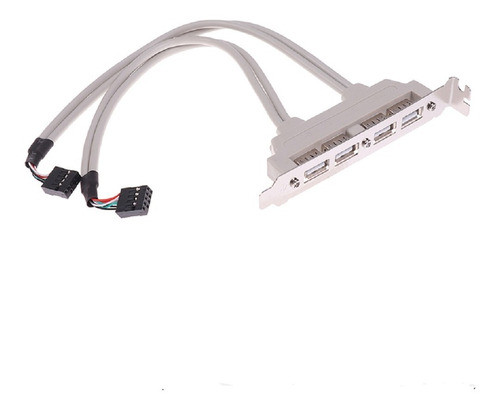 Extensão Usb Traseiro 4 Portas Só Plugar Na Placa Mãe 1