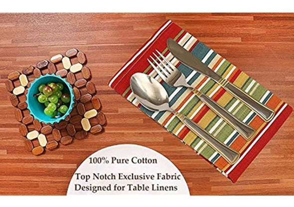 Servilletas De Tela Ruvanti Paquete De 6 (100 Otton 18  X 18 1 Servilletas De Tela Ruvanti Paquete De 6 (100 Otton 18  X 18 1