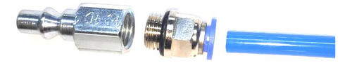 Tubo Espiral Ar 7,5 Mts 1/4 Conexões, Pistola Limpeza 1