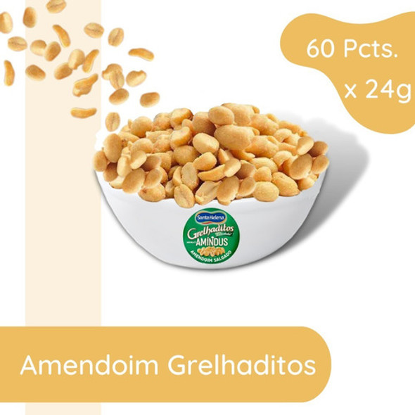 Amendoim Grelhaditos + Amendoim Mendorato - 1 Saco De Cada 1