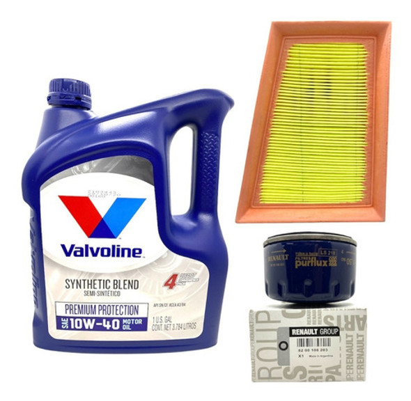 Kit Filtros + Aceite Renault Sandero Symbol Logan 1.6 16v 0