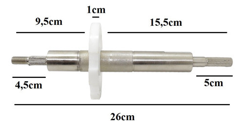 Eje Caja Lavarropas Peabody Coventry Enxuta 1
