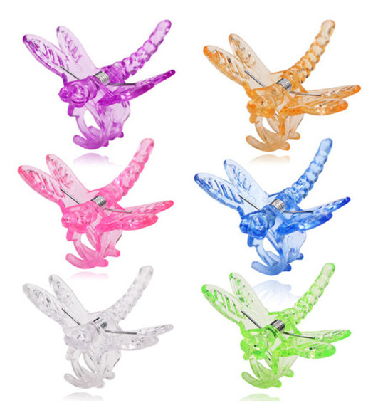 30 Peças Mix Dragonfly Orchid Clip Garden Plant Clip For Sup 0