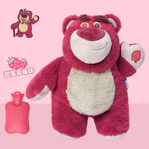 Compressa De Pelúcia - Strawberry Bear - Bolsa Térmica 1