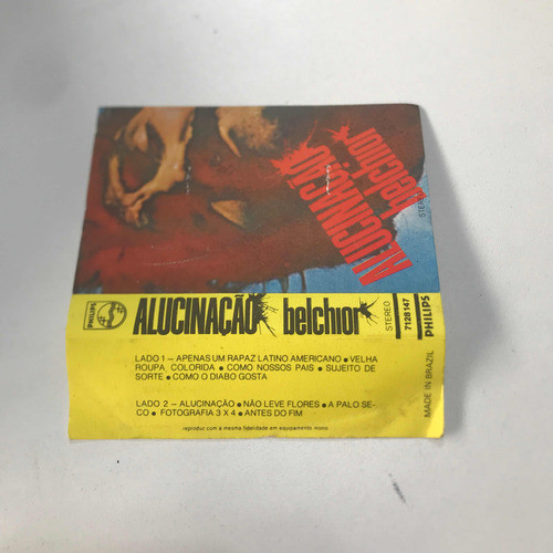 Fita Cassete- Belchior ( Alucinação, Raro ) 1