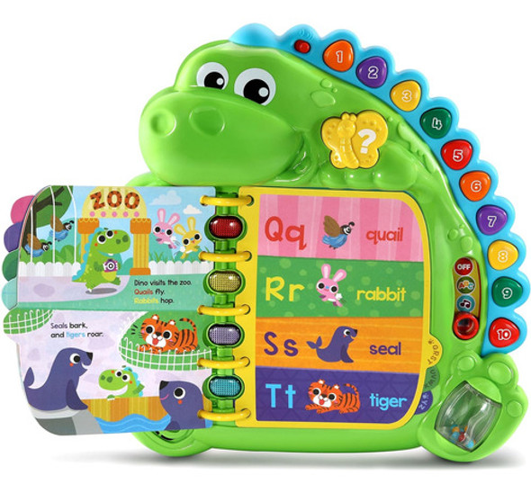 Libro De Alphabeto Divertido Con Dinosaurios Para Niños 1