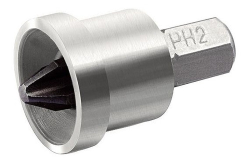 Punta Atornillador Phillips Ph2 P/ Durlock Con Tope Ruhlmann 0