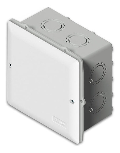 Caja De Pase Pvc De Embutir 10x10 Genrod 0
