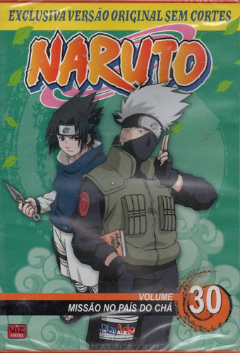 Dvd Naruto - Vol.30 - Missão No País Do Chá 0