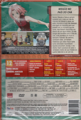 Dvd Naruto - Vol.30 - Missão No País Do Chá 1
