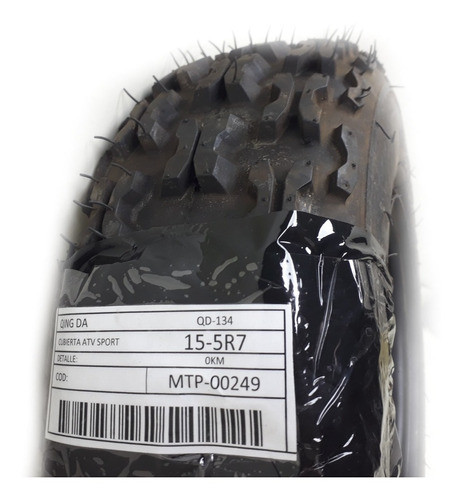 Cubierta 15/5r7 Qing Da Qd-134 Motostop 1