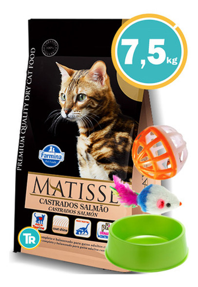 Ración Matisse Gato Castrado Salmón + Obsequio 1