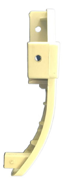 Soporte Para Respaldo Cocina Domec Blanco Izquierdo Curvo 1