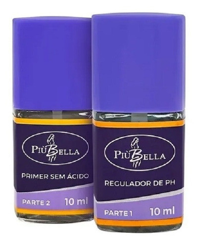 Kit Regulador De Ph E Primer Sem Ácido Piu Bella 10ml 0