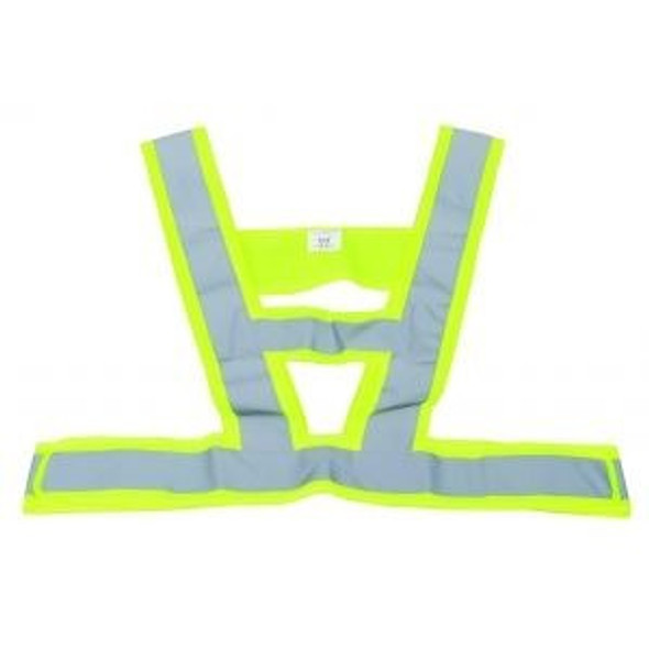 Chaleco Reflectivo Arnés Amarillo Cinta 120g Crownman 0