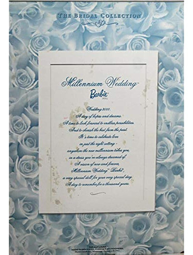 1999 Millennium Wedding Barbie Rubia 1