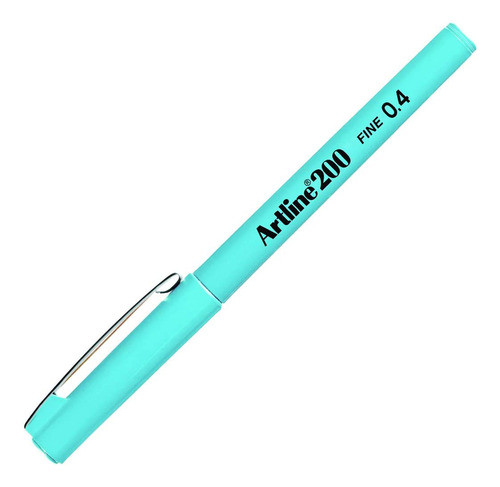 Caneta Artline 200 Fine 0.4  Azul Claro 0
