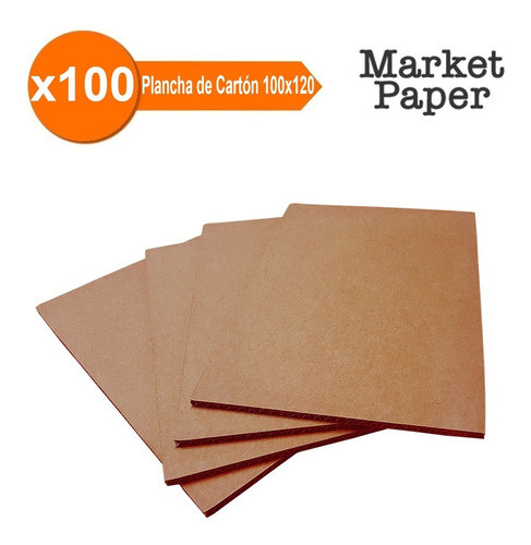 Planchas De Carton Pallet Divisor 1.00x1.20 Mts X100 1