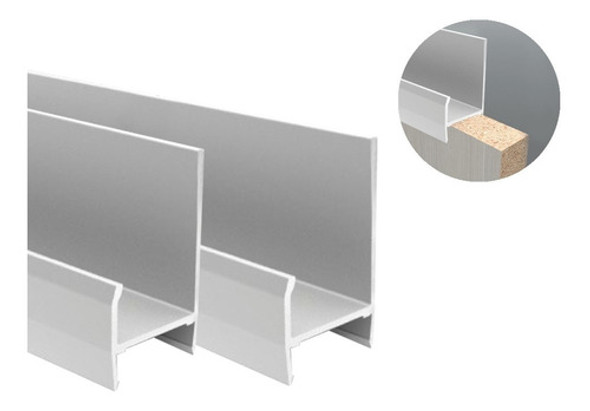 Perfil Tirador J Aluminio 18 Grupo Euro Cajon Mueble 3 Mts 0