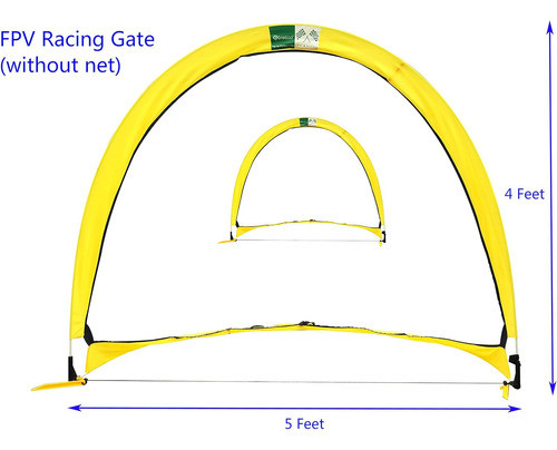 Pop Up Fpv Puerta Para Carreras Drone 5x4 Pies 1